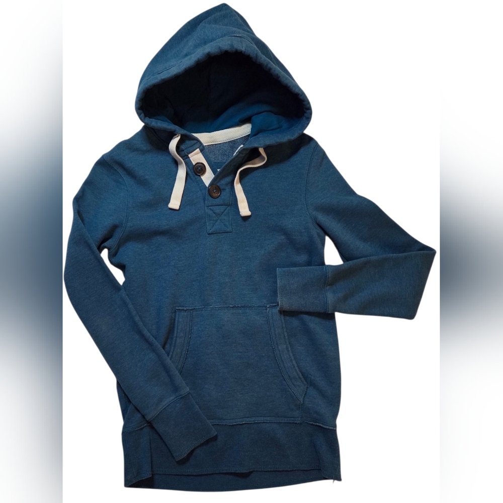 Distillery Apparel Blue Hoodie 100% Cotton